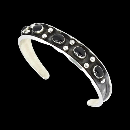 Sterling Stackers bracelet handcrafted by Native American artist Paul Largo