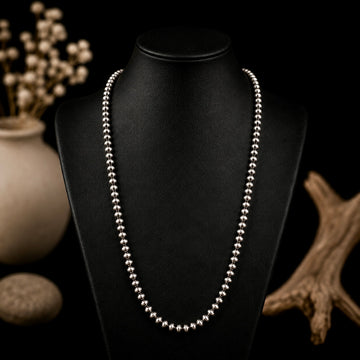 Sterling Silver Handcrafted navajo pearls handcrafted by Native American artist LaVina Dawes