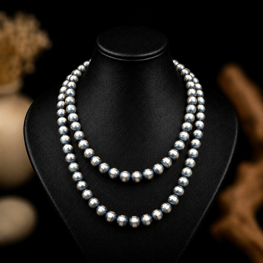 Sterling Silver sterling pearls Handcrafted by non-native artisan