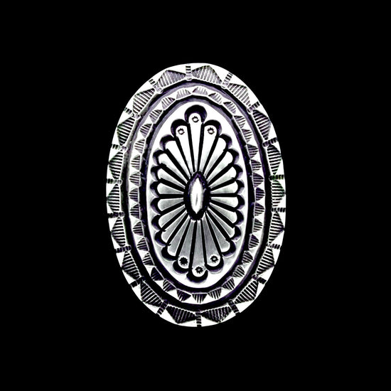 Sterling Silver ring handcrafted by Native American artist Calvin Martinez