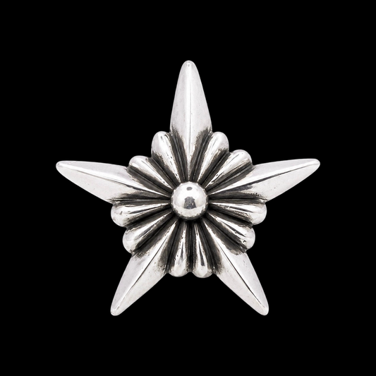 Sterling Silver ring handcrafted by Native American artist Ryan Chee