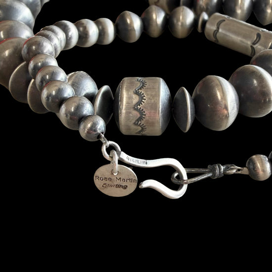 Handcrafted navajo pearls handcrafted by Native American artist Rose Martin