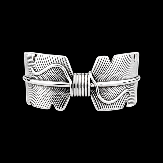 Sterling bracelet handcrafted by Native American artist Chris Charlie