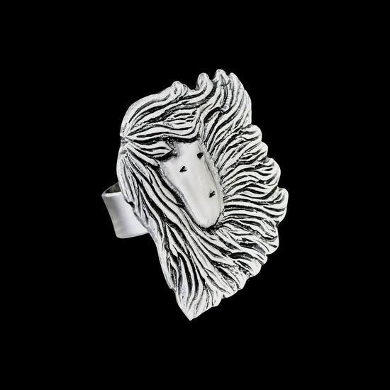 Sterling Silver ring handcrafted by Native American artist Ryan Chee