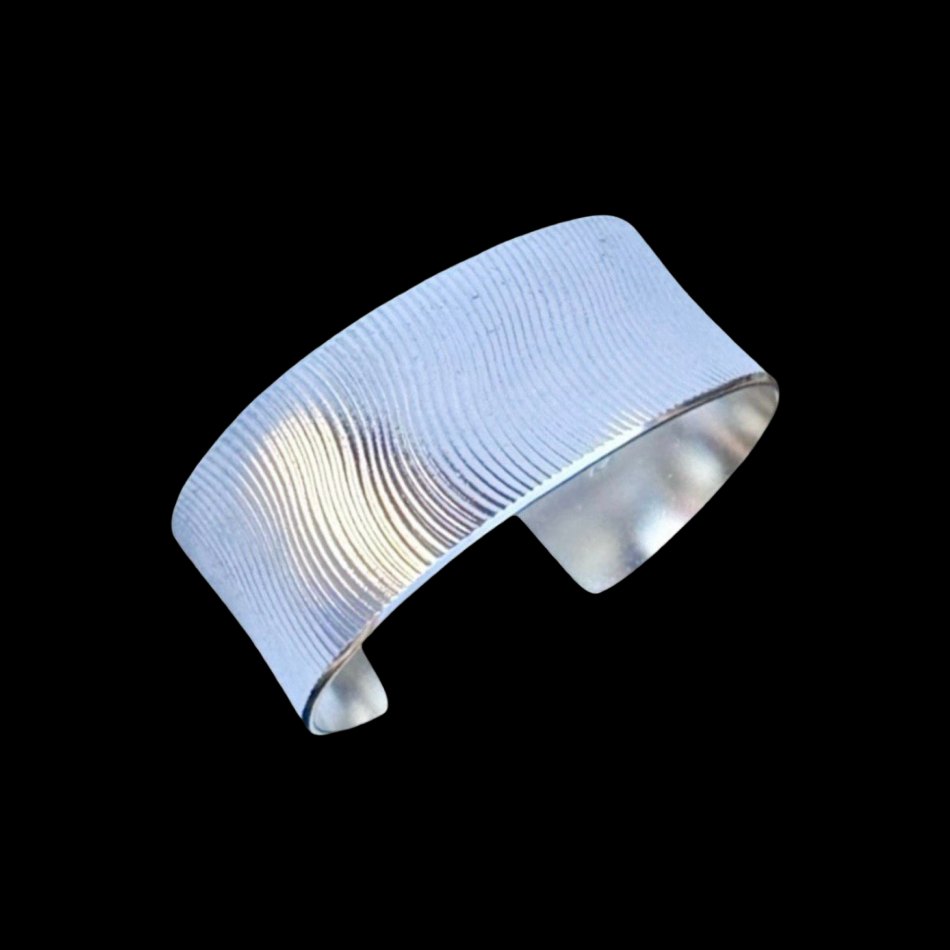 Argentum Silver cuff handcrafted by Native American artist Harold Joe