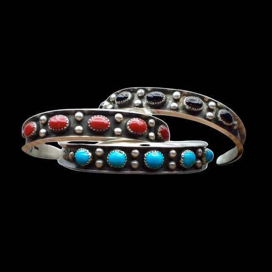 Sterling Stackers bracelet handcrafted by Native American artist Paul Largo
