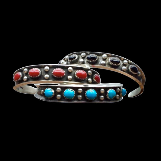 Sterling Stackers bracelet handcrafted by Native American artist Paul Largo
