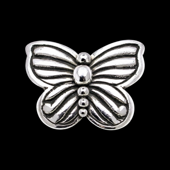 Sterling Silver ring handcrafted by Native American artist Ryan Chee