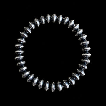Sterling Silver Handcrafted navajo pearl bracelets handcrafted by Native American artist LaVina Dawes