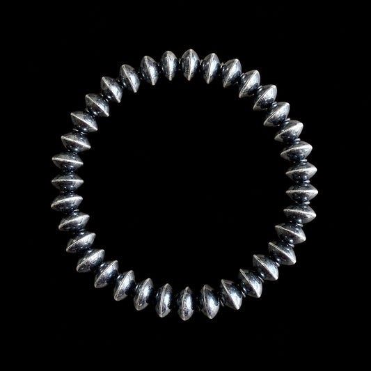 Sterling Silver Handcrafted navajo pearl bracelets handcrafted by Native American artist LaVina Dawes