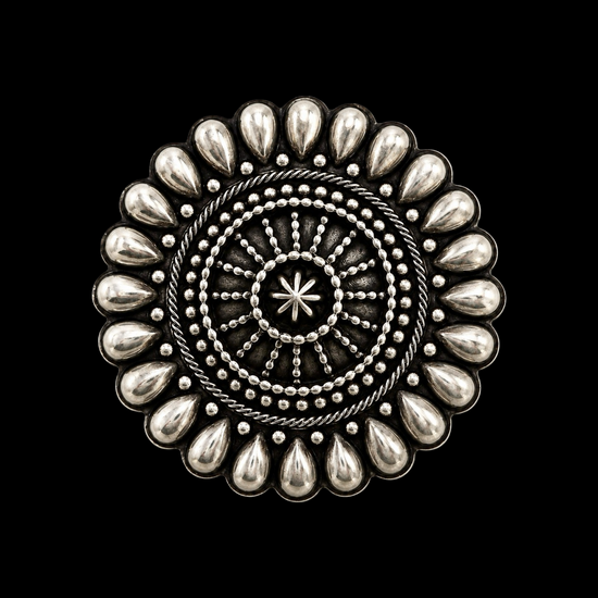 Sterling Silver ring handcrafted by Native American artist Tom Lewis