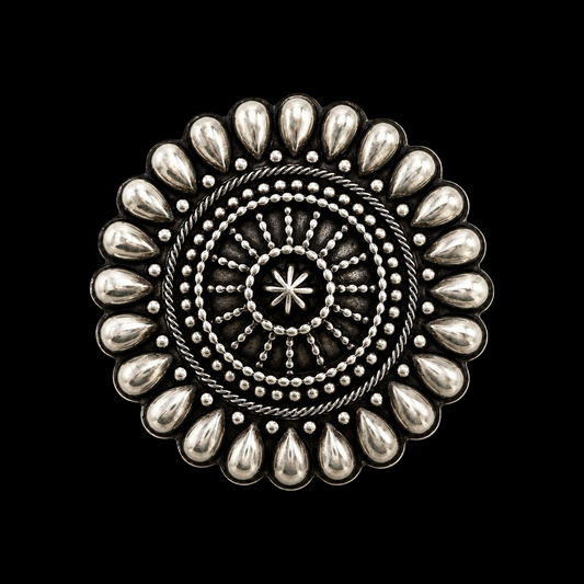 Sterling Silver ring handcrafted by Native American artist Tom Lewis