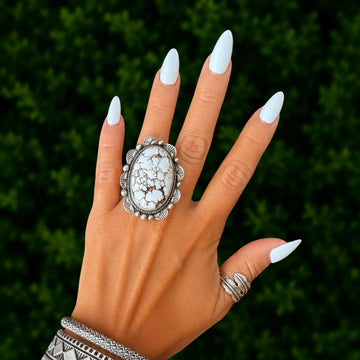 The Fidèle Ring (Adjustable) - Wild Horse Jasper by Donovan Nez