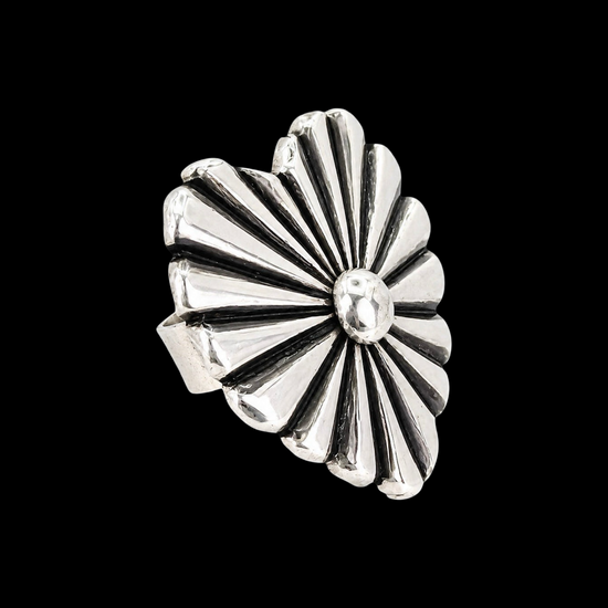 Sterling Silver ring handcrafted by Native American artist Ryan Chee