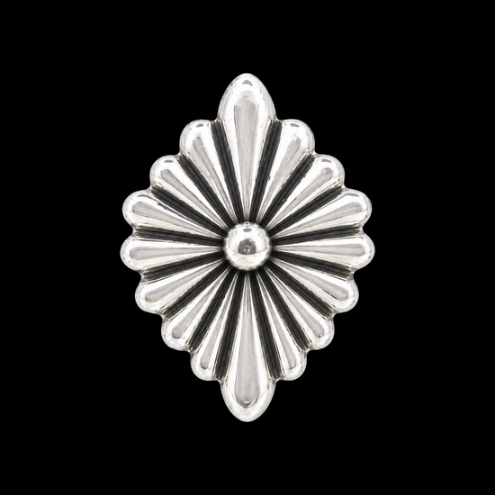 Sterling Silver ring handcrafted by Native American artist Ryan Chee