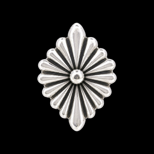 Sterling Silver ring handcrafted by Native American artist Ryan Chee