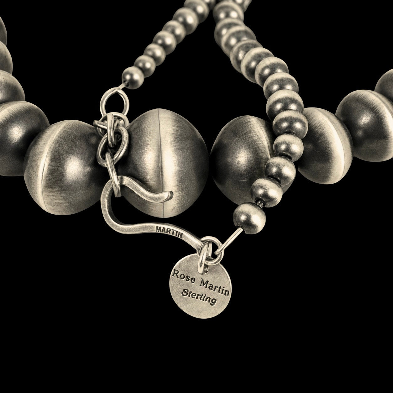 Handcrafted navajo pearls handcrafted by Native American artist Rose Martin