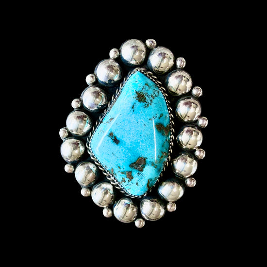 The Della Ring - Fox Turquoise by Marcus Chavez
