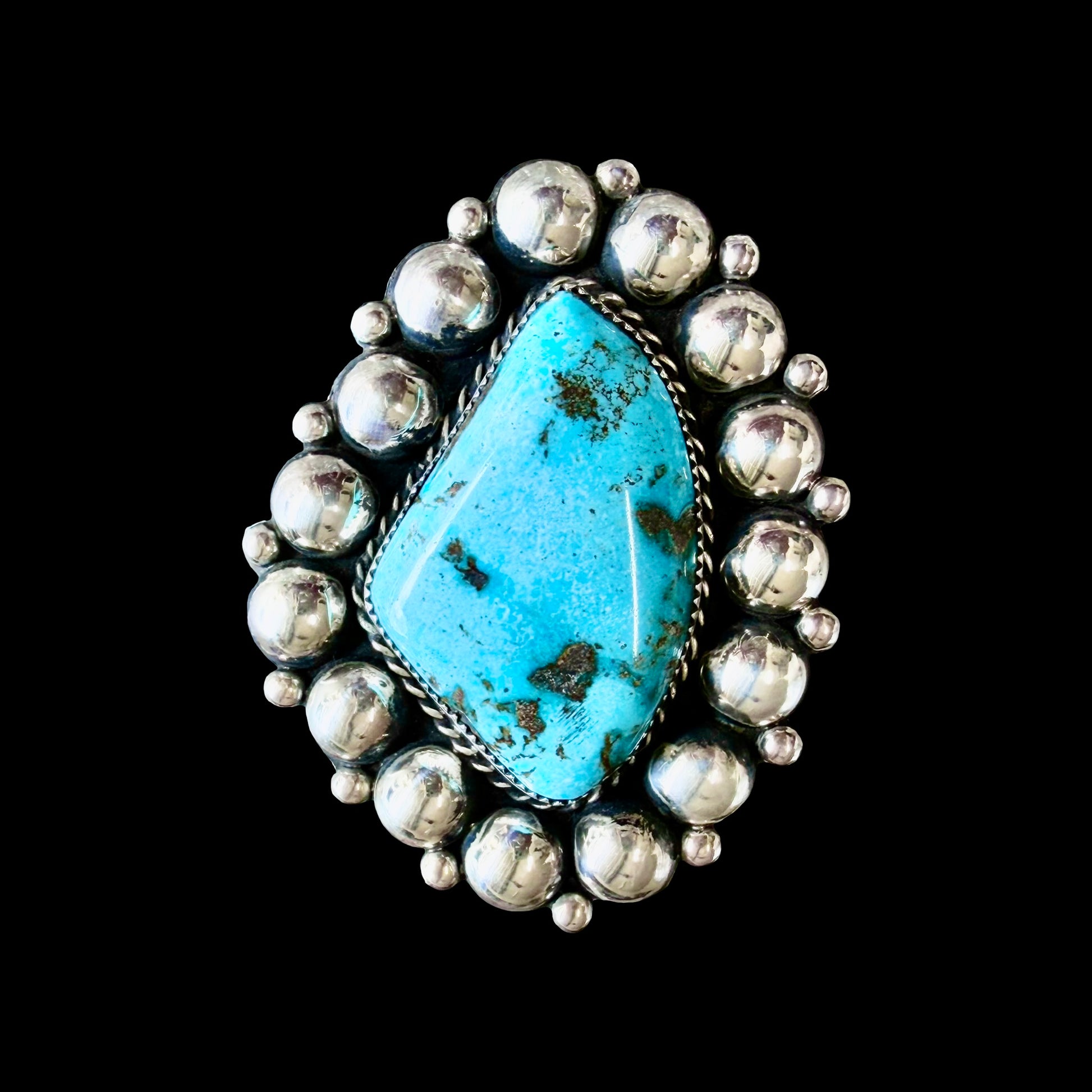 The Della Ring - Fox Turquoise by Marcus Chavez