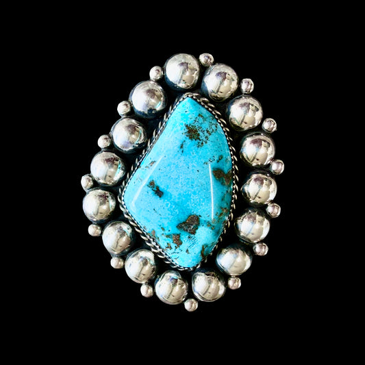 The Della Ring - Fox Turquoise by Marcus Chavez