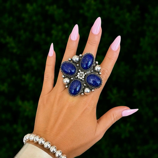 The Brynn Ring - Lapis Lazuli By Marcus Chavez