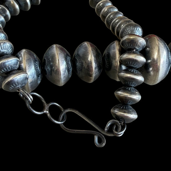 Handcrafted navajo pearls handcrafted by Native American artist Michelle Jameson