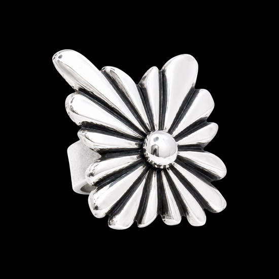 Sterling Silver ring handcrafted by Native American artist Ryan Chee