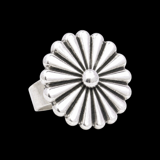 Sterling Silver ring handcrafted by Native American artist Ryan Chee