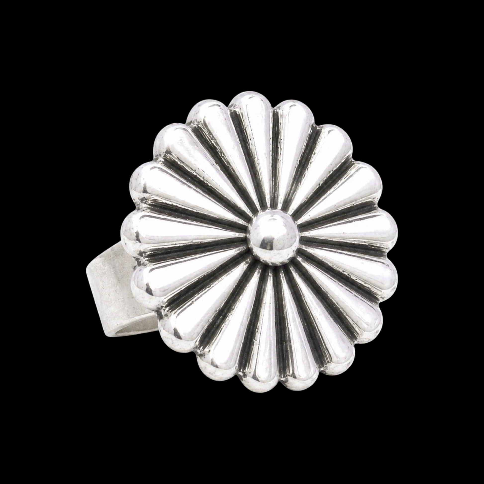 Sterling Silver ring handcrafted by Native American artist Ryan Chee