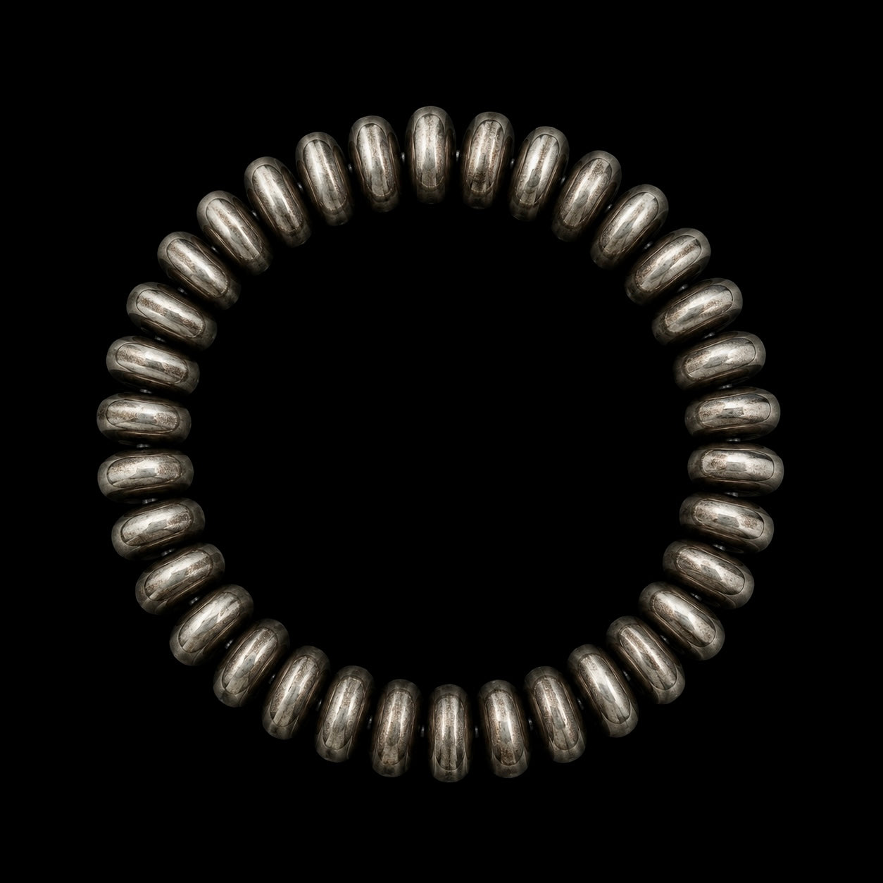 Sterling Silver stretch bracelets Handcrafted by non-native artisan