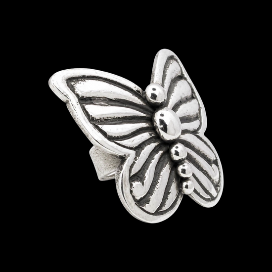 Sterling Silver ring handcrafted by Native American artist Ryan Chee
