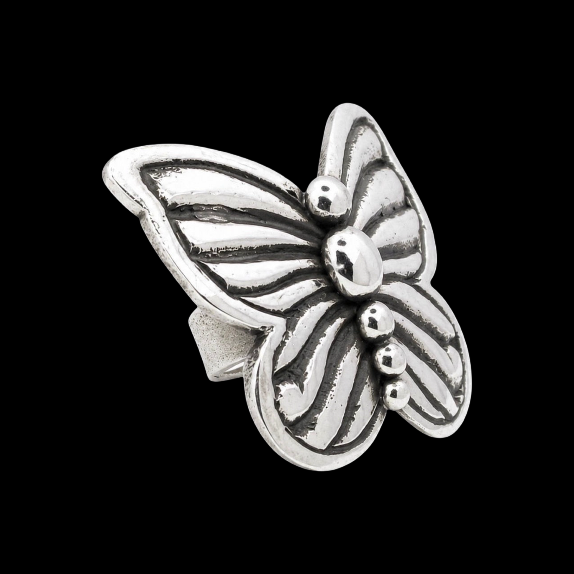 Sterling Silver ring handcrafted by Native American artist Ryan Chee