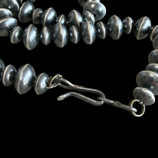 Sterling Silver Handcrafted navajo pearls handcrafted by Native American artist LaVina Dawes