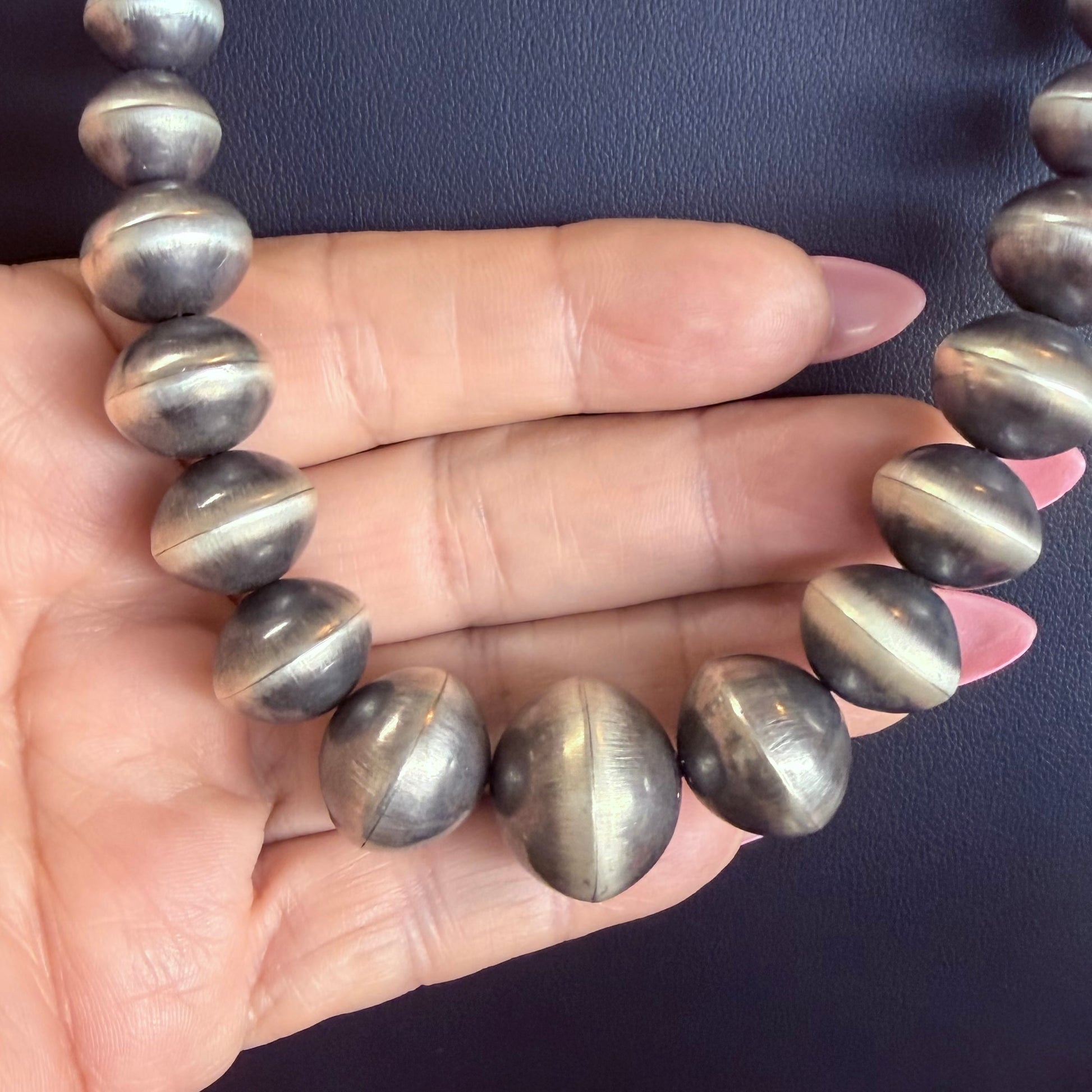 Handcrafted navajo pearls handcrafted by Native American artist Rose Martin