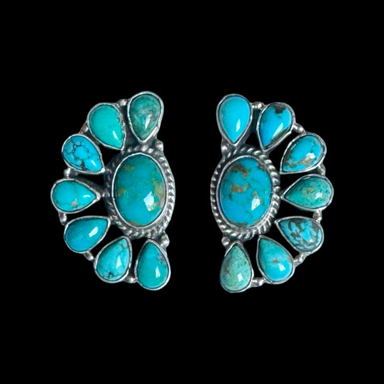 Mixed Mine earrings handcrafted by Native American artist Marcella James