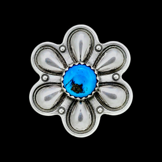 Kingman (Adjustable) ring handcrafted by Native American artist Tim Yazzie