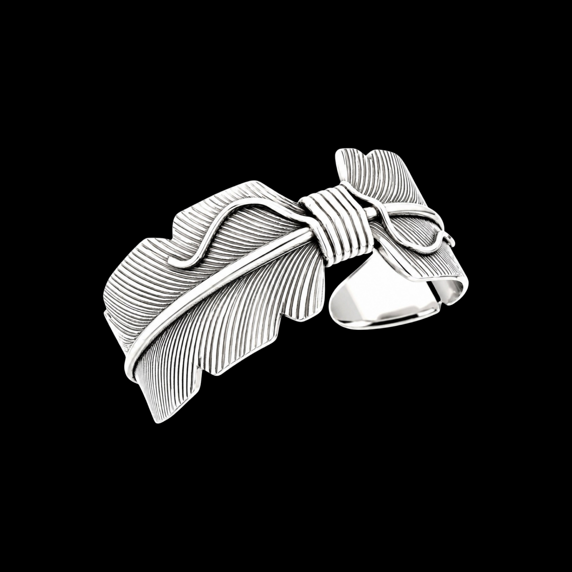 Sterling bracelet handcrafted by Native American artist Chris Charlie