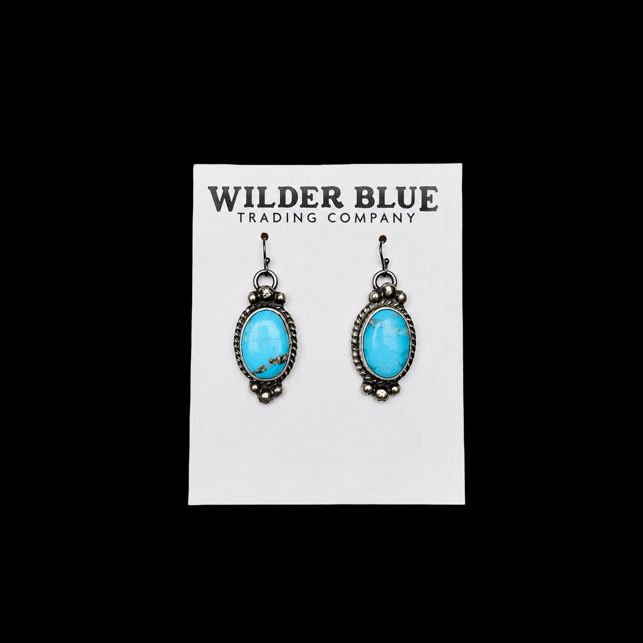 Kingman Turquoise lariat handcrafted by Native American artist Robert Martinez
