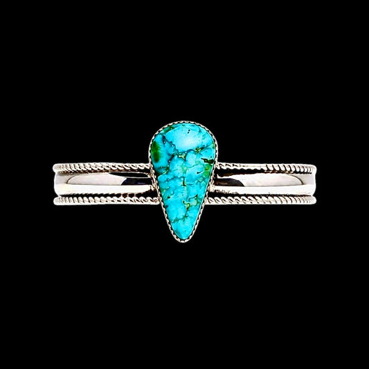 The Virelle Cuff - Kingman Stacker by Jeanette Yazzie