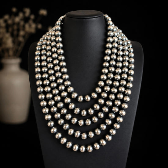 Sterling Silver sterling pearls handcrafted by Bijoux Fab