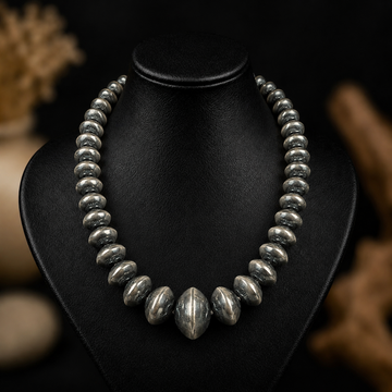 Handcrafted navajo pearls handcrafted by Native American artist Michelle Jameson