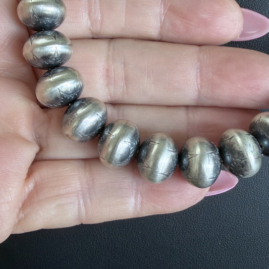 Handcrafted navajo pearls handcrafted by Native American artist Bryannen Halwood