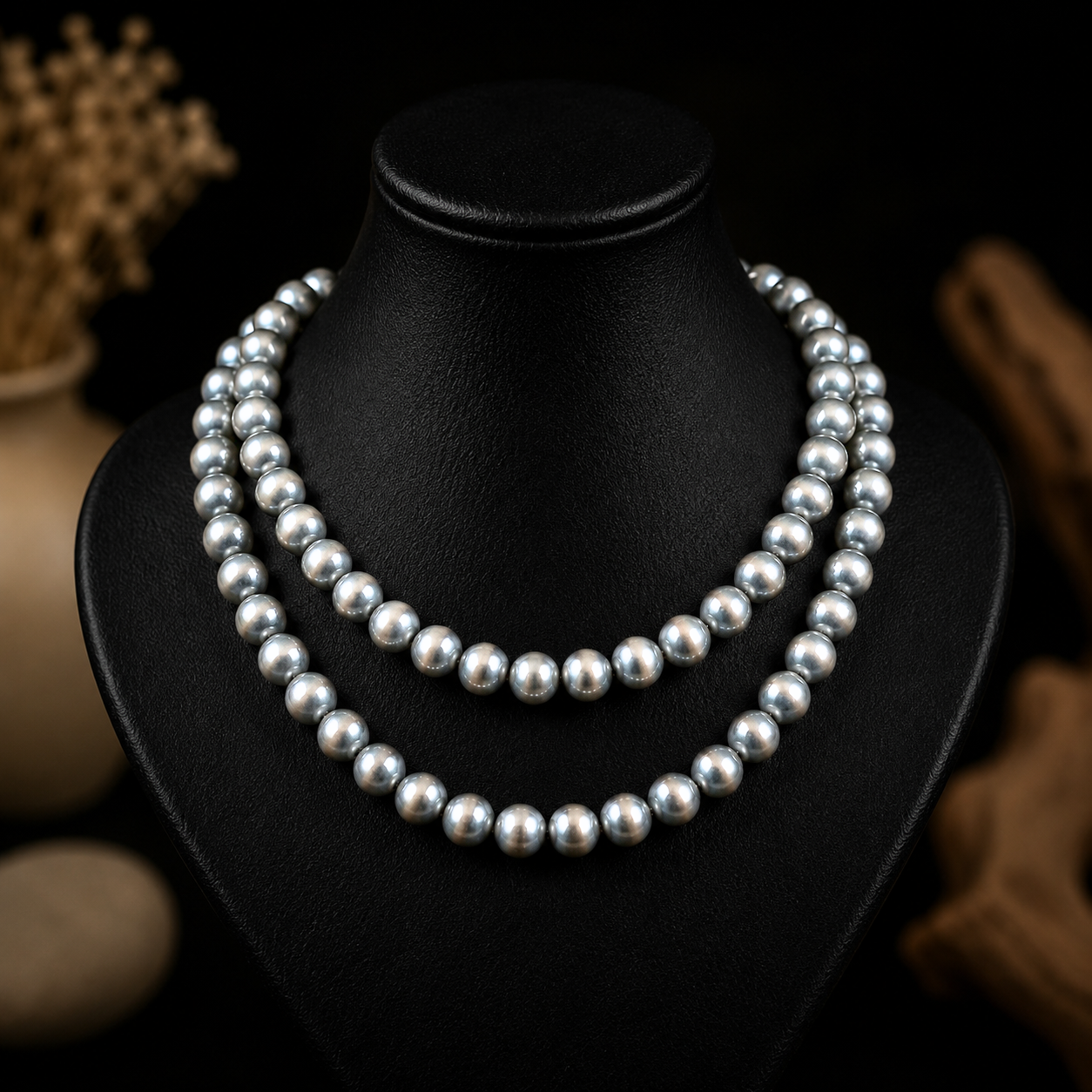 Sterling Silver sterling pearls Handcrafted by non-native artisan