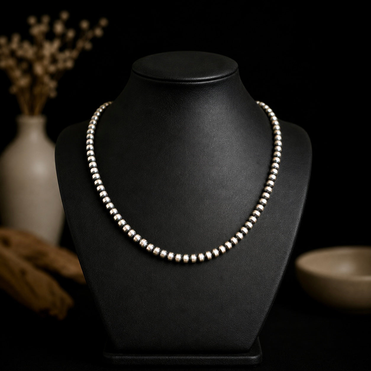 Sterling Silver sterling pearls Handcrafted by non-native artisan