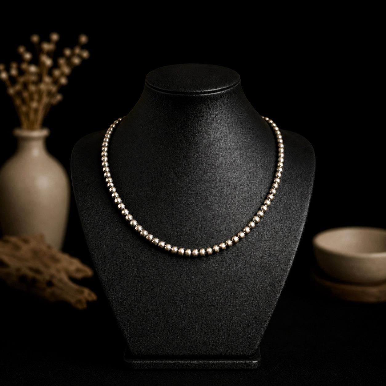 Sterling Silver sterling pearls Handcrafted by non-native artisan