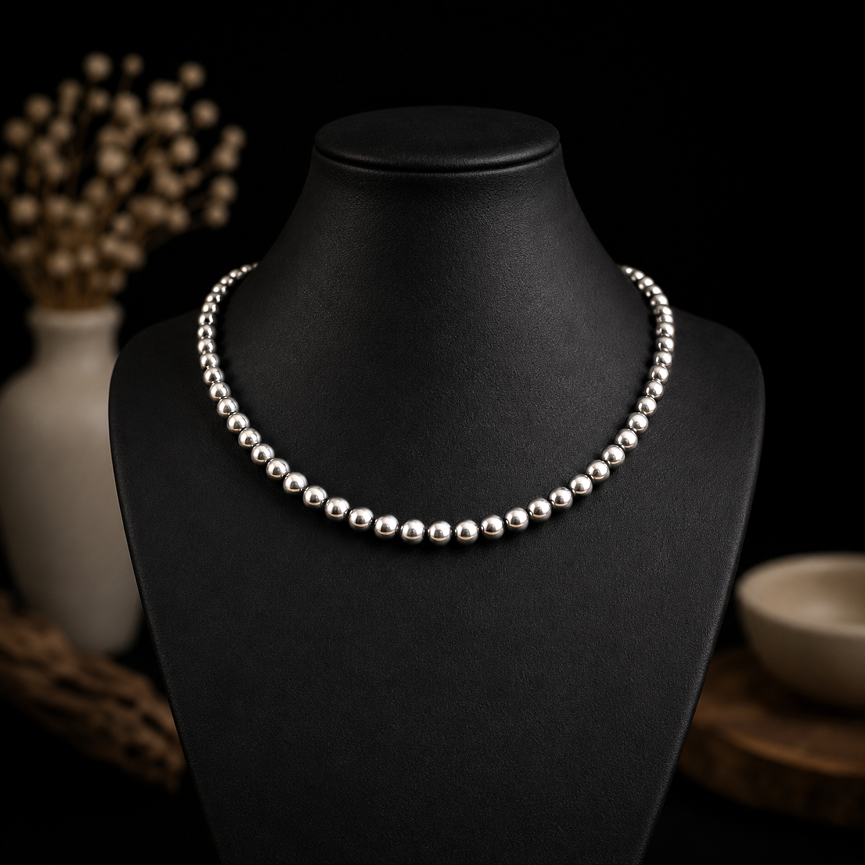 Sterling Silver sterling pearls Handcrafted by non-native artisan