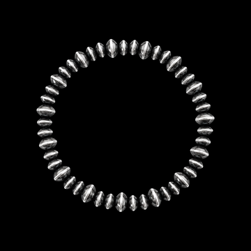 Sterling Silver Handcrafted navajo pearl bracelets handcrafted by Native American artist LaVina Dawes