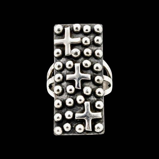 The Miroir Ring (Size 7.5) - Sterling by Geneva Apachito